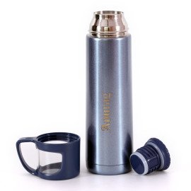  Personalized Vacuum Bottle  with a cup on the lid