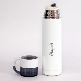  Personalized Vacuum Bottle  with a cup on the lid