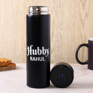 Hubby Temperature  Bottle Black