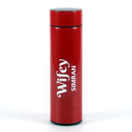 Couple Temperature  Bottle Red and Black