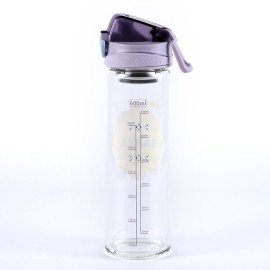 Personalized Transparent bottle with cup
