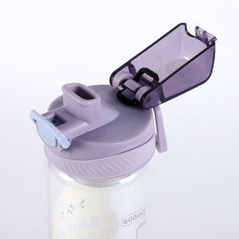 Personalized Transparent bottle with cup