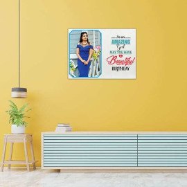Amazing Girl Birthday Canvas