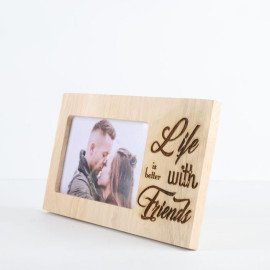 Customised Life with Friends Wooden Frame