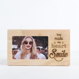 Customised Smile Wooden Frame