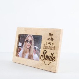 Customised Smile Wooden Frame