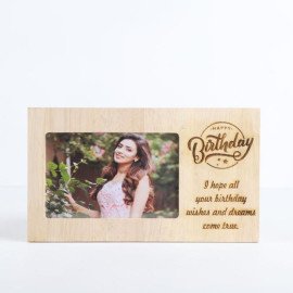 Customised Happy Birthday Wooden Frame