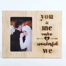 Customised You & Me Wooden Frame