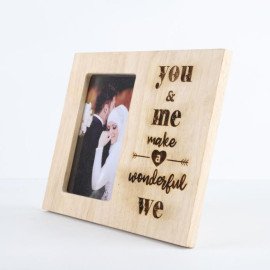 Customised You & Me Wooden Frame
