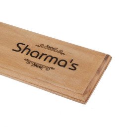 Customised Engraved Wooden Nameplate 