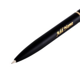 Engrave Roller Pen Black and Golden