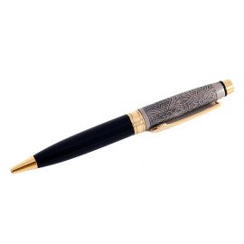 Engrave Decorative Roller Pen Black and Golden
