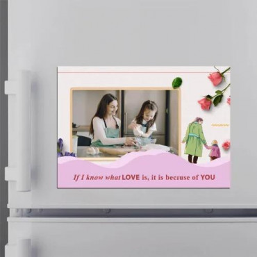 Mom's Love Personalized Fridge Magnet