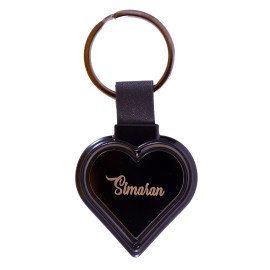 Personalised Engrave Heart shape Metal Key Chain