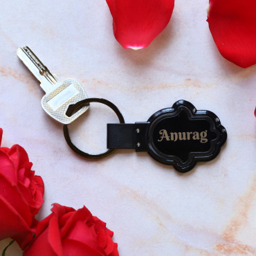 Engrave Name  Metal Key Chain