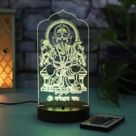 Personalised Ganpati led lamp