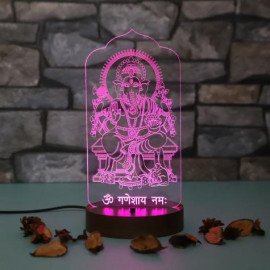 Personalised Ganpati led lamp