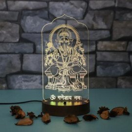Personalised Ganpati led lamp
