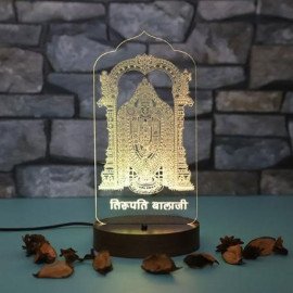 Personalised Tirupati led lamp