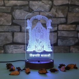 Personalised Tirupati led lamp