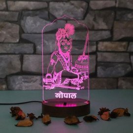 Personalised Gopal led lamp
