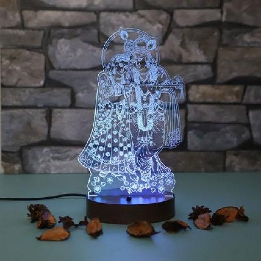 Personalised Radhakrishna led lamp