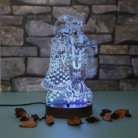 Personalised Radhakrishna led lamp