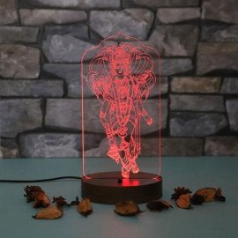 Personalised Lord Bishnu led lamp