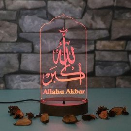 Personalised Allahu Akbar led lamp