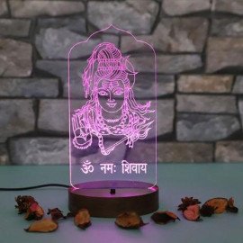 Personalised Lord Shiva led lamp