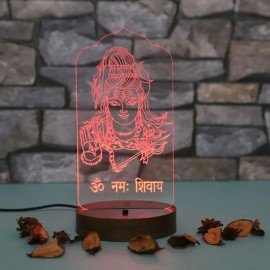Personalised Lord Shiva led lamp