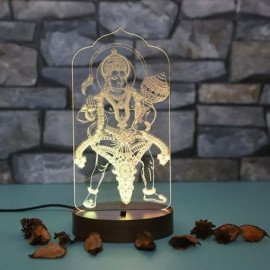 Personalised Bajrangwali led lamp