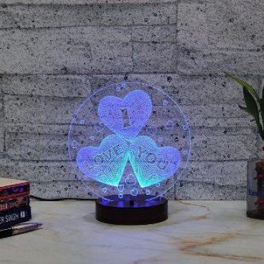 I love you From Heart Led Lamp