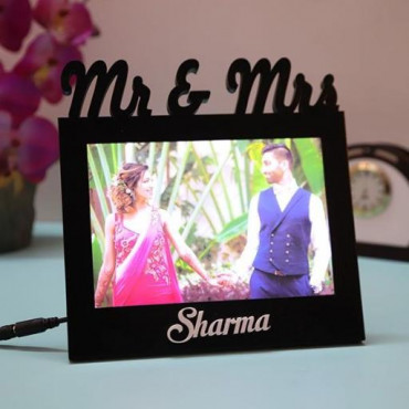 Customised Mr & Mrs Led Couple Lamp