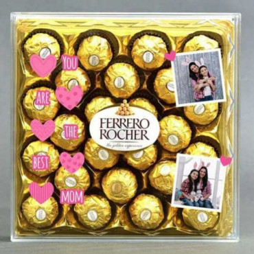 Lovely Gesture for your Beautiful Mother (you are the best mom personalized Ferrero rocher)