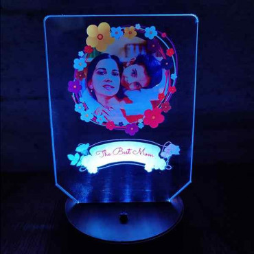 Personalized Mothers Day Multi-Color Led Lamp