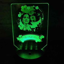Personalized Mothers Day Multi-Color Led Lamp