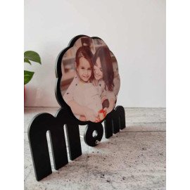 Pretty “Mom” Photo Frame