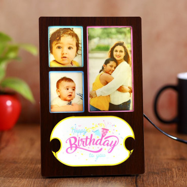 Personalise Led Birthday Frame