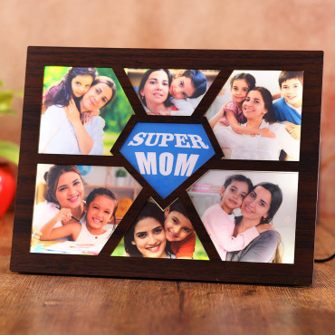 Personalised  Super Mom Photo Frame