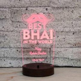 Forever Sister and Friend Personalised Led Lamp with Remote