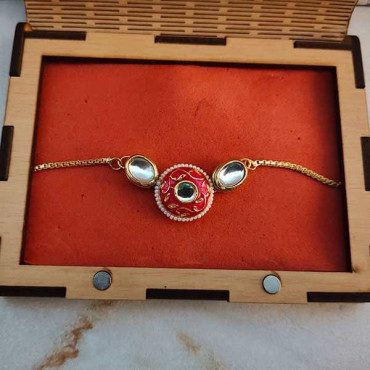 Rakhi Wooden Gift Box