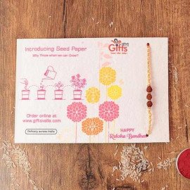 Rudraksha Rakhi to Bring Positive Vibes