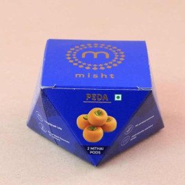 set of 2 om rakhi with sweets