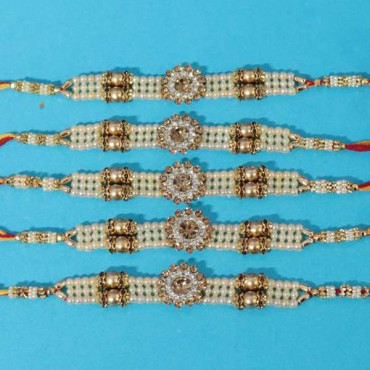 Set of 5 Stone Rakhi