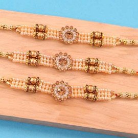 Set of 5 Stone Rakhi