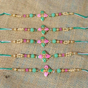 Set of 5 Flourish Rakhi