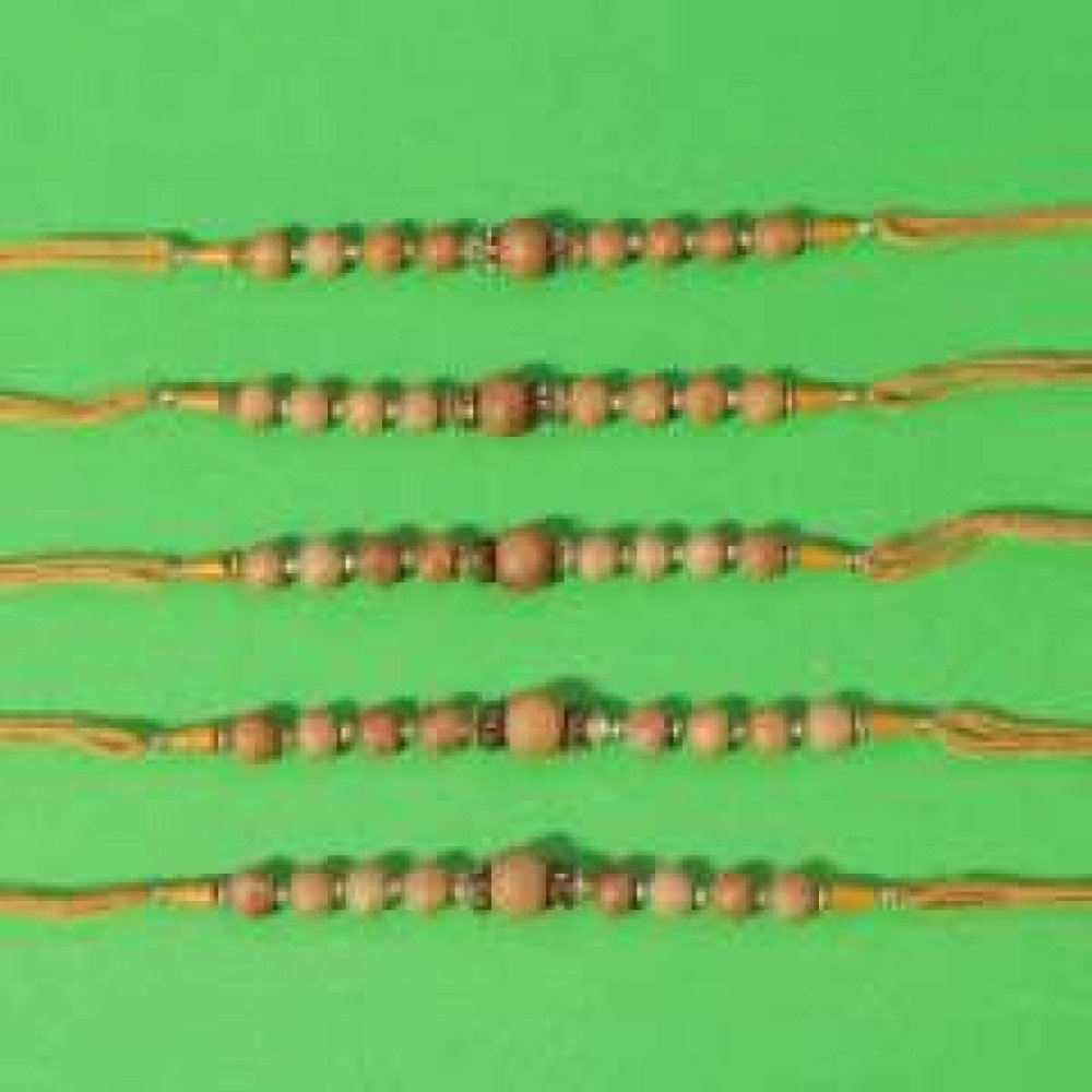 Set of 5 Beads Rakhi