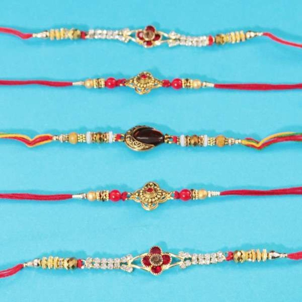 Set of 5 General Rakhi
