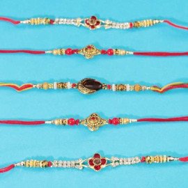 Set of 5 General Rakhi